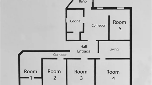 Rooms in Barcelona Ciutat Vella - photo 1