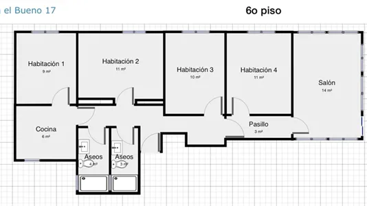 Rooms in Madrid Chamberí - photo 1