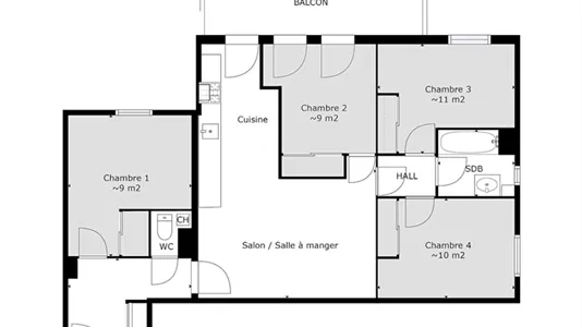 Rooms in Lyon - photo 8