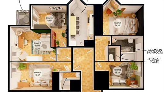 Rooms in Nanterre - photo 10