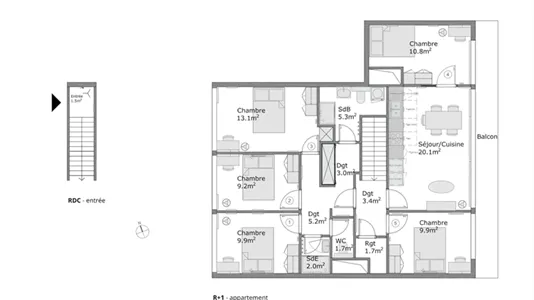 Rooms in Nanterre - photo 7