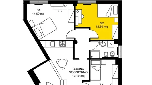 Rooms in Trento - photo 8