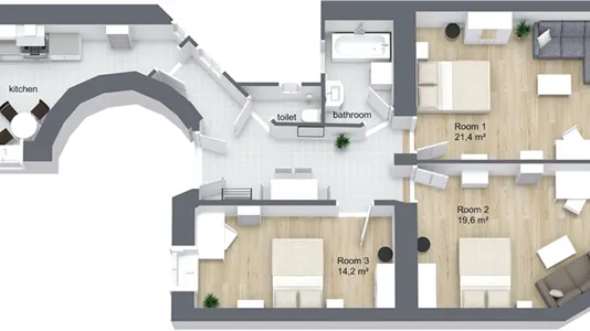 Rooms in Wien Neubau - photo 9