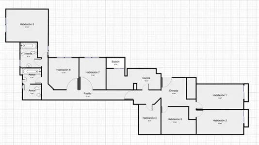 Rooms in Madrid Chamberí - photo 10