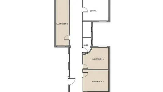 Rooms in Barcelona Eixample - photo 4