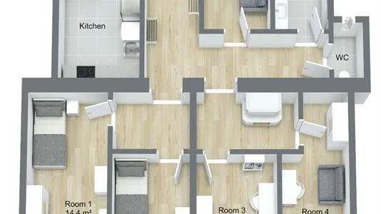 Rooms in Wien Neubau - photo 1