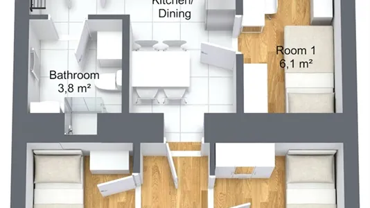 Rooms in Wien Rudolfsheim-Fünfhaus - photo 1