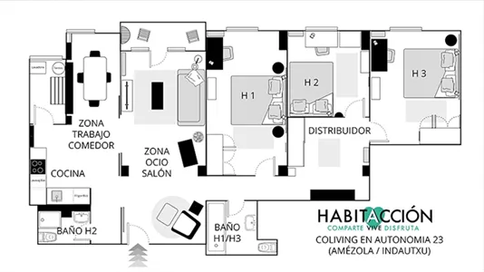 Rooms in Bilbao - photo 10