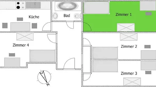 Rooms in Berlin Friedrichshain-Kreuzberg - photo 2