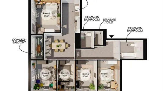 Rooms in Paris 19ème arrondissement - photo 10