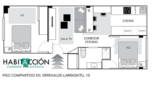 Rooms in Bilbao - photo 9