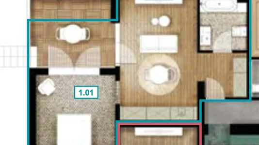 Apartments in Brussels Elsene - photo 9