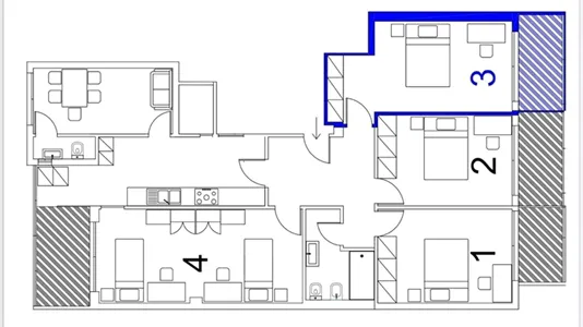 Rooms in Almada - photo 8