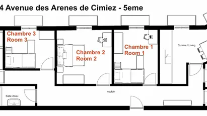 Room for rent in Nice, Provence-Alpes-Côte d'Azur