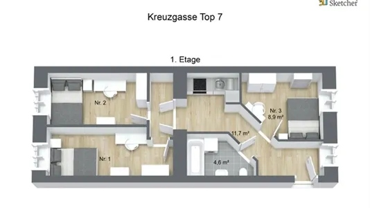 Rooms in Wien Währing - photo 1