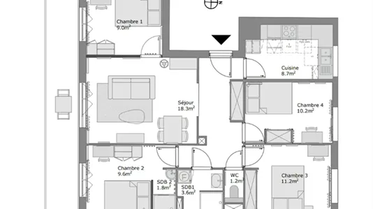 Rooms in Lyon - photo 9