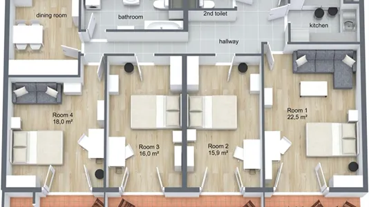 Rooms in Vienna Leopoldstadt - photo 8