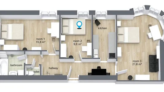 Rooms in Vienna Leopoldstadt - photo 10