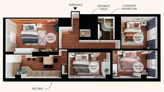 Rooms in Paris 15ème arrondissement - photo 10