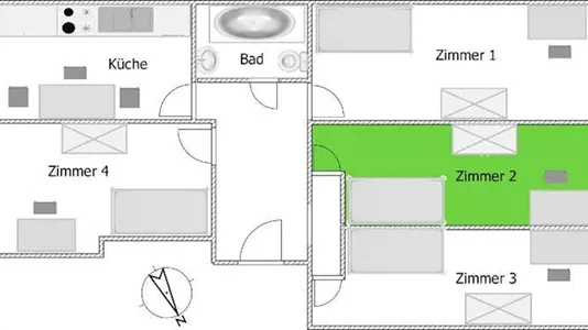 Rooms in Berlin Friedrichshain-Kreuzberg - photo 2