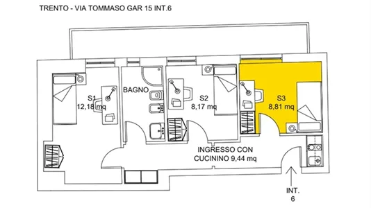 Rooms in Trento - photo 4
