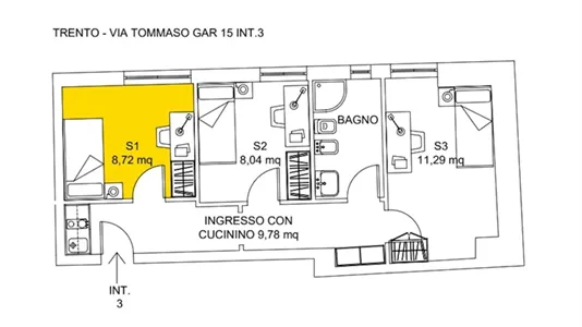 Rooms in Trento - photo 6