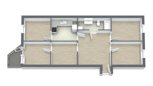 Rooms in Berlin Mitte - photo 3