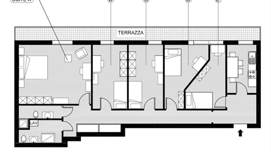 Rooms in Padua - photo 5