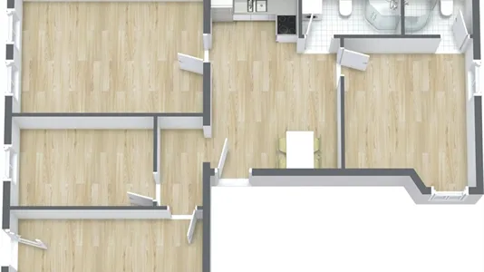 Rooms in Berlin Friedrichshain-Kreuzberg - photo 4