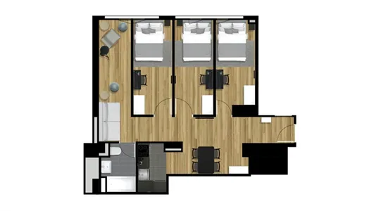 Rooms in Nanterre - photo 3