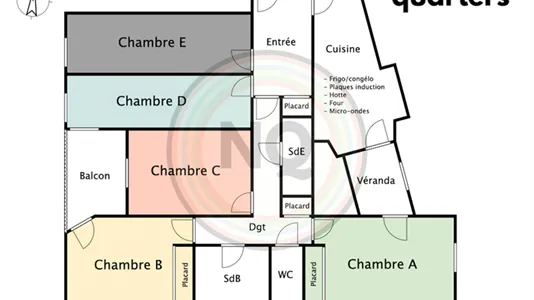 Rooms in Paris 15ème arrondissement - photo 4