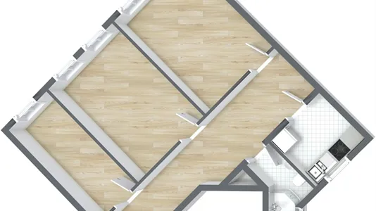 Rooms in Stuttgart Bad Cannstatt - photo 3