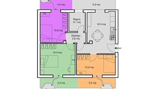 Rooms in Montebello Vicentino - photo 6