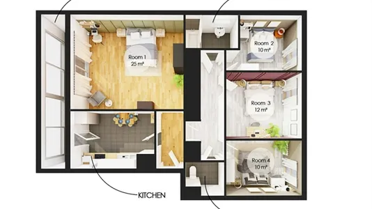 Rooms in Bordeaux - photo 10