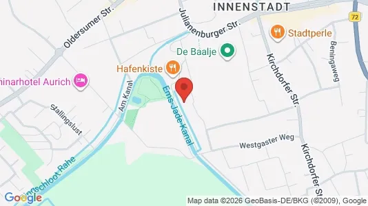 Apartments for rent i Aurich - kort over placeringen
