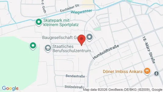 Apartments for rent i Gotha - kort over placeringen