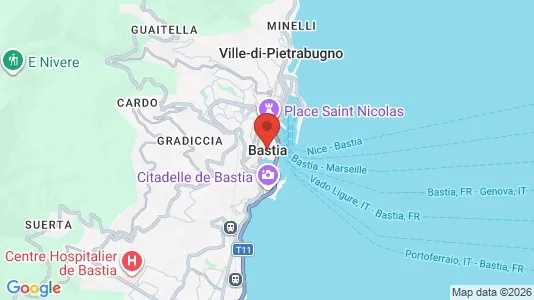 Apartments for rent in Bastia - Photo from Google Street View