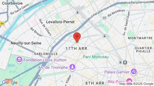 Apartments for rent in Paris 17ème arrondissement - Photo from Google Street View