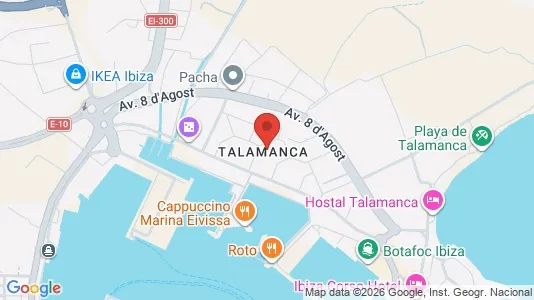 Apartments for rent i Eivissa - kort over placeringen