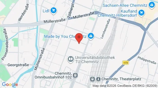 Apartments for rent in Chemnitz - Photo from Google Street View