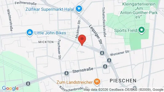 Apartments for rent i Central Saxony - kort over placeringen