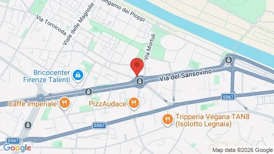 Apartments for rent i Florence - kort over placeringen
