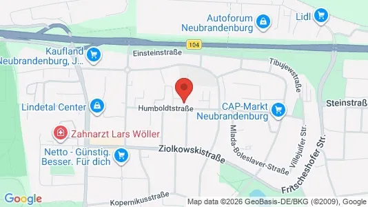 Apartments for rent i Mecklenburgische Seenplatte - kort over placeringen