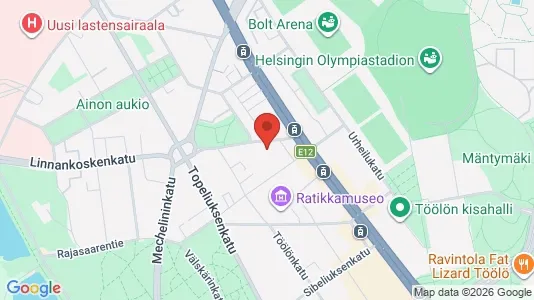 Apartments for rent i Helsinki Eteläinen - kort over placeringen
