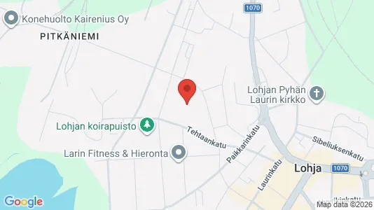 Apartments for rent i Lohja - kort over placeringen