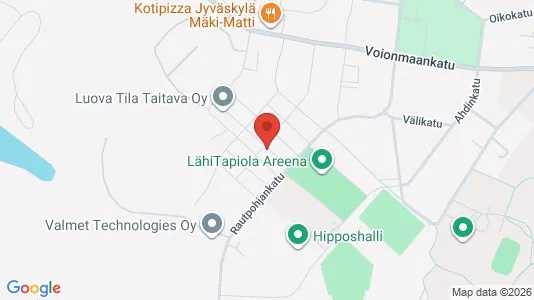 Apartments for rent i Jyväskylä - kort over placeringen