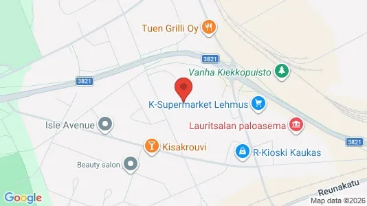 Apartments for rent i Lappeenranta - kort over placeringen