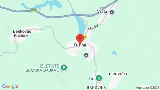 Apartments for rent in Fužine - Photo from Google Street View