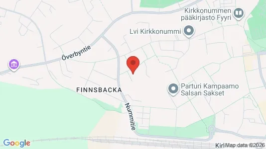 Apartments for rent i Kirkkonummi - kort over placeringen