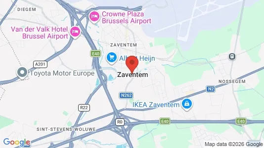 Houses for rent i Zaventem - kort over placeringen